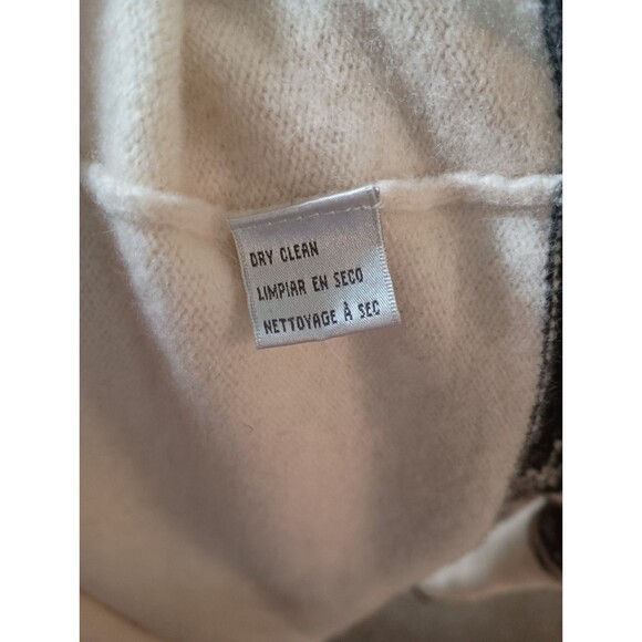 Nine West Lambs Wool Heavy Off White Womens Open Drape Plus Cardigan Size 1X 2X - Picture 7 of 7